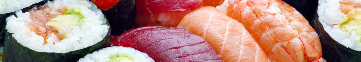 Eating Sushi at Blue Nami | Sushi & Sake House restaurant in Orangevale, CA.